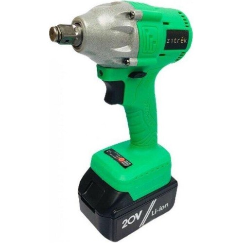 Гайковерт аккумуляторный ZITREK Crusher 20-Li (20В, Li-ion аккумулятор 2шт, ЗУ, кейс) 063-4079 Гайковерт аккумуляторный ZITREK Crusher 20-Li (20В, Li-ion аккумулятор 2шт, ЗУ, кейс) 063-4079