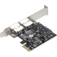 Контроллер EXEGATE EXE-501 (PCI-E 2.0, SATA3 6Gb/s, 2 int+2 ext, OEM) EX283707RUS