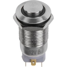 REXANT (36-3221) КНОПКА АНТИВАНДАЛЬНАЯ OFF-ON O12 12В ФИКС (2С), СИНЯЯ