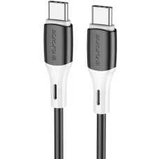 Кабель BOROFONE (6974443384802) BX79 силикон 1м USB 3.0A PD 60W для Type-C Type-C Black 1 м