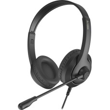 A4TECH Наушники с микрофоном Fstyler FH100i черный 1.8м накладные оголовье (FH100I (STONE BLACK))