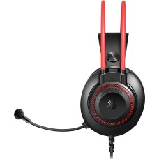 A4TECH Гарнитура игровая Bloody G200S, для компьютера, мониторные, проводные, черный / красный [g200s usb/ black +red]