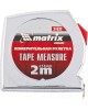 MATRIX Рулетка Chrom,2 м x 13 мм,хромированный корпус 31032