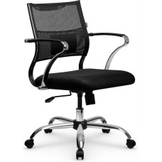 Кресло компьютерное МЕТТА Кресло Sit Air M4-290K - YP99+UMF(X1) /Km00/Wh00/K15cUMF(M09.B21.G20.W01), на колесиках, сетка, 1шт. в комплекте черный/черный [z509344838]