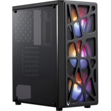 FORMULA Корпус ATX Mana Geometry, Midi-Tower, без БП, черный