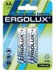 Элементы питания ERGOLUX (12975) AA-1500MAH NI-MH BL-2 (NHAA1500BL2, аккумулятор,1.2В)