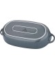 Форма AGNESS 189-302 для запекания овальная 39*18,5*6,8см 2,2л серая