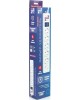 POWERCUBE SPG(5+1)-16B-1,9М-WHITE 1.9м (6 розеток) белый (коробка)