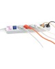 POWERCUBE SPG(5+1)-16B-1,9М-WHITE 1.9м (6 розеток) белый (коробка)