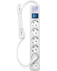 POWERCUBE SPG(5+1)-16B-1,9М-WHITE 1.9м (6 розеток) белый (коробка)