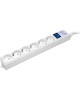 POWERCUBE SPG(5+1)-16B-1,9М-WHITE 1.9м (6 розеток) белый (коробка)