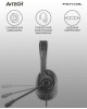A4TECH Наушники с микрофоном Fstyler FH100i черный 1.8м накладные оголовье (FH100I (STONE BLACK))