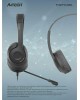 A4TECH Наушники с микрофоном Fstyler FH100i черный 1.8м накладные оголовье (FH100I (STONE BLACK))