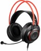 A4TECH Гарнитура игровая Bloody G200S, для компьютера, мониторные, проводные, черный / красный [g200s usb/ black +red]