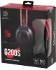 A4TECH Гарнитура игровая Bloody G200S, для компьютера, мониторные, проводные, черный / красный [g200s usb/ black +red]