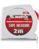 MATRIX Рулетка Chrom,2 м x 13 мм,хромированный корпус 31032