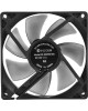 ID-COOLING Вентилятор для корпуса NO-9225-SD (92mm, 1500rpm, 28.5 CFM, 20.0 дБ, 3-pin, black/grey) (NO-9225-SD)