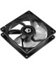 ID-COOLING Вентилятор для корпуса NO-9225-SD (92mm, 1500rpm, 28.5 CFM, 20.0 дБ, 3-pin, black/grey) (NO-9225-SD)