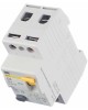 IEK Выключатель дифф.тока УЗО ВД1-63 (MDV10-4-063-030) 63A 30мА AC 4П 400В 4мод белый (упак.:1шт)