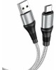 Кабель microUSB HOCO (6931474734228) X50 USB (m) - microUSB (m) 1.0м - серый