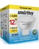 Лампочка SMARTBUY (SBL-GU5_3-12-30K) 12W/3000K/GU5.3
