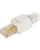 LANMASTER Коннектор полевой (LAN-TMP-U5E-WH) UTP кат.5E RJ45 с защитным колпачком белый (упак.:1шт)