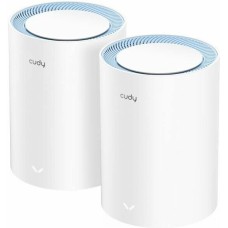 CUDY Бесшовный Mesh роутер M1200, AC1200, белый, 3 шт. в комплекте [m1200(3-pack)]