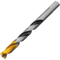 DENZEL Сверло спиральное по металлу 12 x 151мм, Р6М5, Golden Tip, многогранная заточка 718287