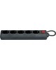 Сетевой фильтр SMARTBUY (SBSP-18-K) - 5 роз х 1,8 м - черный