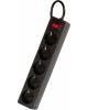 Сетевой фильтр SMARTBUY (SBSP-18-K) - 5 роз х 1,8 м - черный