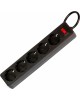 Сетевой фильтр SMARTBUY (SBSP-18-K) - 5 роз х 1,8 м - черный