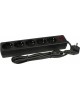 Сетевой фильтр SMARTBUY (SBSP-18-K) - 5 роз х 1,8 м - черный