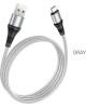 Кабель microUSB HOCO (6931474734228) X50 USB (m) - microUSB (m) 1.0м - серый