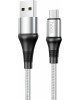 Кабель microUSB HOCO (6931474734228) X50 USB (m) - microUSB (m) 1.0м - серый