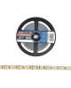 Светодиодная лента UNIEL ULS-2835-168LED/m-10mm-IP20-DC24V-14W/m-5M-6500K катушка в герметичной упаковке