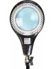 REXANT Лупа на струбцине круглая 5D с подсветкой 56 SMD LED, ø127мм, черная