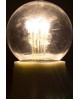 NEON-NIGHT Ретро-лампа светодиодная диаметр 45мм, E27, 6 LED, 2Вт, ТЕПЛЫЙ БЕЛЫЙ, прозрачная колба, 230В