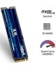 KINGSPEC Накопитель SSD PCIe 3.0 x4 256GB NE-256 M.2 2280