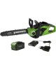 GREENWORKS Цепная пила GD40CS15, аккумуляторная, 40В, 2Ач, с одним аккумулятором [2005707ua]