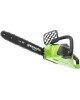 GREENWORKS Цепная пила GD40CS15, аккумуляторная, 40В, 2Ач, с одним аккумулятором [2005707ua]