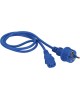LANMASTER Шнур питания LAN-PP13/SH-7.0-BL C13-Schuko проводник.:3x0.75мм2 7м 220В 10А синий