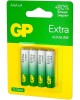 GP AAA Батарейка Extra Alkaline 24AXA21-2CRSBC4, 4 шт