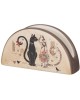 Салфетница AGNESS 358-1729 ПАРИЖСКИЕ КОТЫ 13,5*4*7см