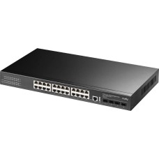 CUDY Коммутатор GS5024S4 (L3) 24x1Гбит/с 4SFP+ управляемый
