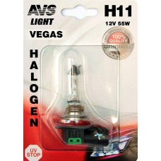 AVS Галогенная лампа Vegas в блистере H11.12V.55W.1шт