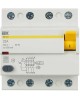 IEK Выключатель дифф.тока УЗО ВД1-63 (MDV10-4-025-300) 25A 300мА AC 4П 400В 4мод белый (упак.:1шт)