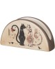 Салфетница AGNESS 358-1729 ПАРИЖСКИЕ КОТЫ 13,5*4*7см