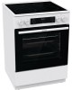 GORENJE Плита Электрическая GECS6C70WC белый/черный стеклокерамика (без крышки)