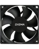 DIGMA Вентилятор для корпуса DFan-80 80х80x25 черный 3-pin 4-pin (Molex) 23дБ Ret