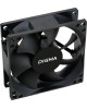 DIGMA Вентилятор для корпуса DFan-80 80х80x25 черный 3-pin 4-pin (Molex) 23дБ Ret